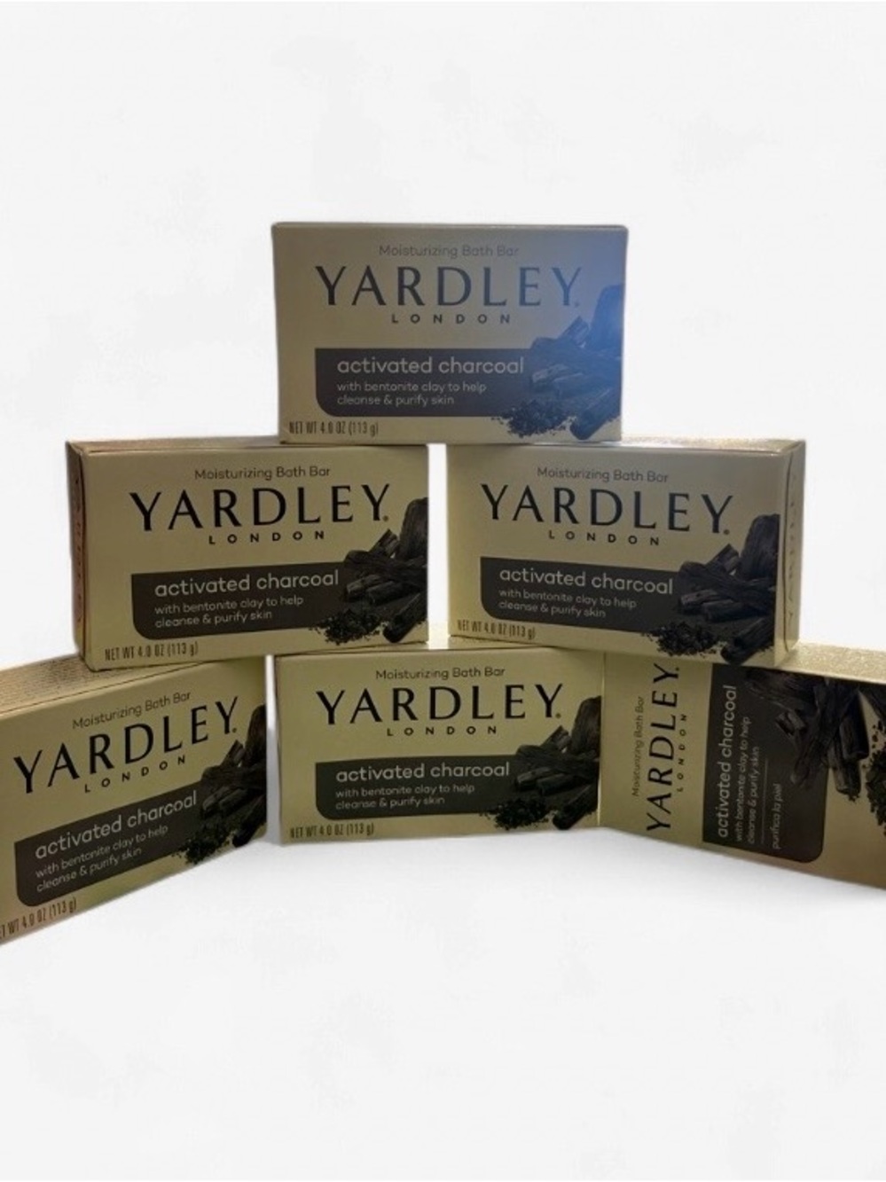 Activated Charcoal Moisturizing Bath Bar - Black
